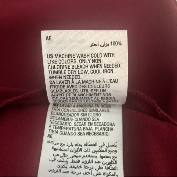 Alfani tunic from Macys, malbec sheer button down, never worn, tags attached - Picture 5 of 5